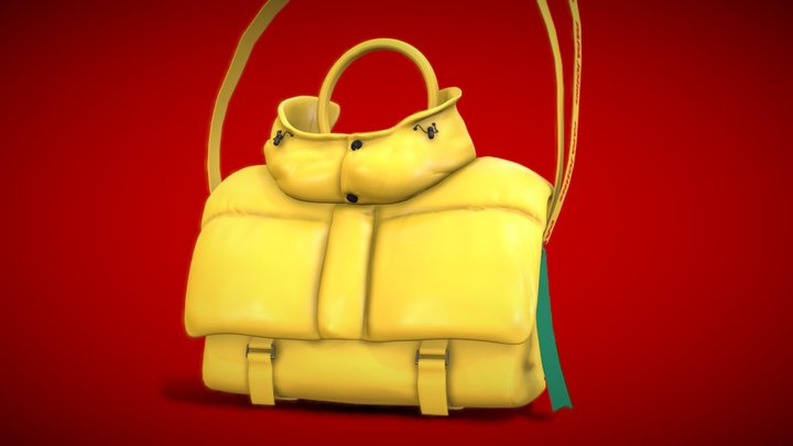 Puffer Bag - Papajohns NFT 3D Model