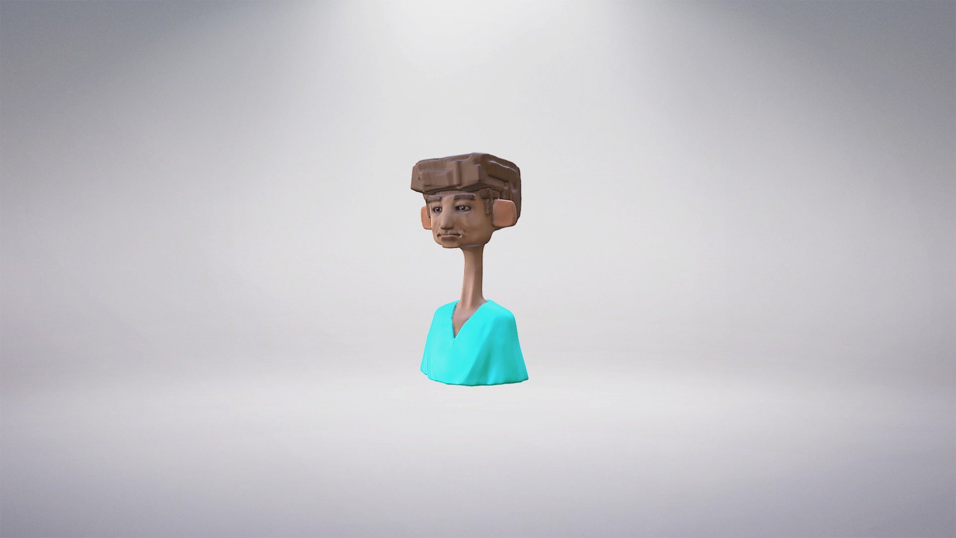 Block Head Guy 3D model by Masterpiece Studio Pro (masterpiecestudiopro) [d783c91] Sketchfab