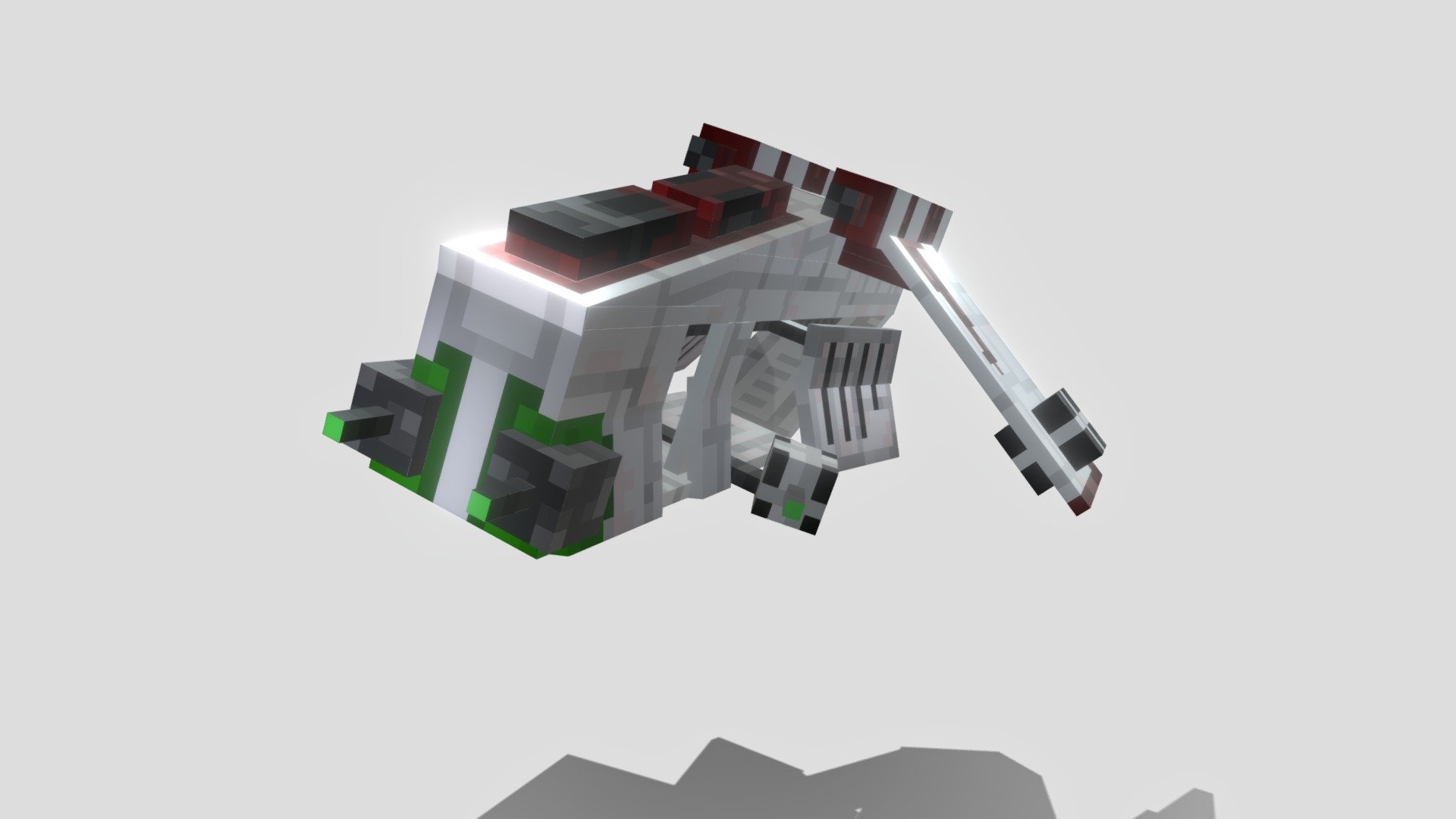 Minecraft LAAT - 3D Model By RealSubZero [d783e83] - Sketchfab