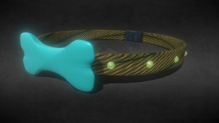 The Healthy Pet Collar 3D Model