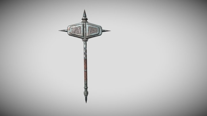 Fan Art of Elder Scrolls IV - Volendrung Hammer 3D Model
