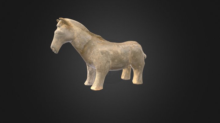 陶馬（とうま）【AR用】 3D Model