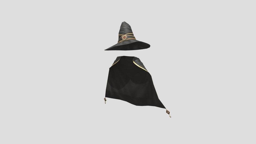 Berkanan's Hat & Cape - Wizardry Variants Daphne
