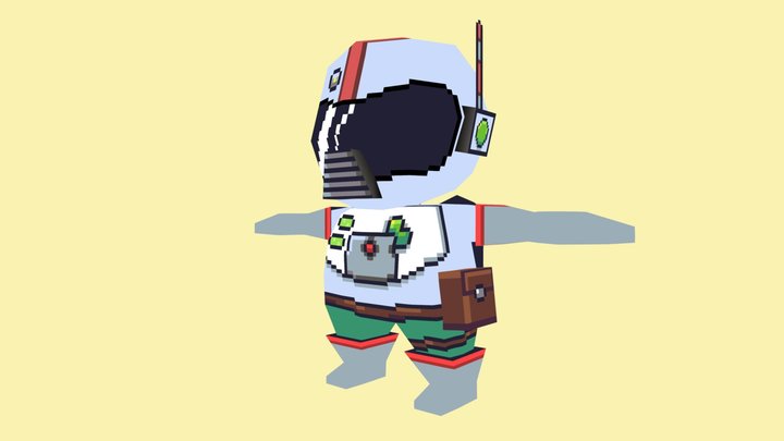 Cartoon Guy 3D Model