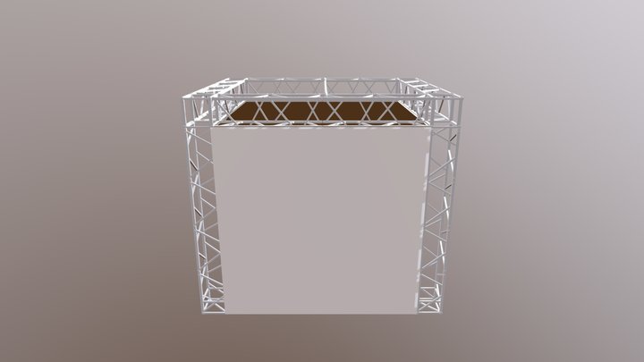 MR Booth Design 3D Model