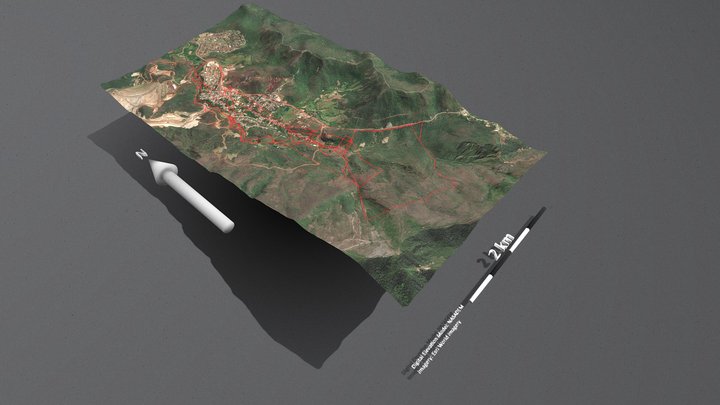 GMX 3D MODELING GOLD VALLEY MINING 3D Model