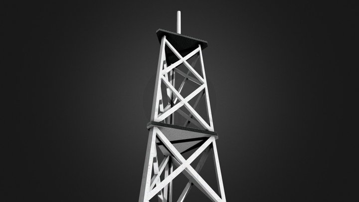 Maszt Sygnałowy signal tower 3D Model