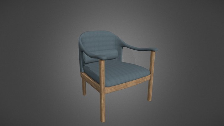 Chair "Woble" inspired by Stable Diffusion 3D Model