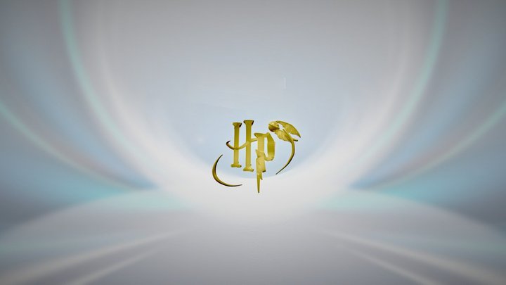HP logo 3D Model