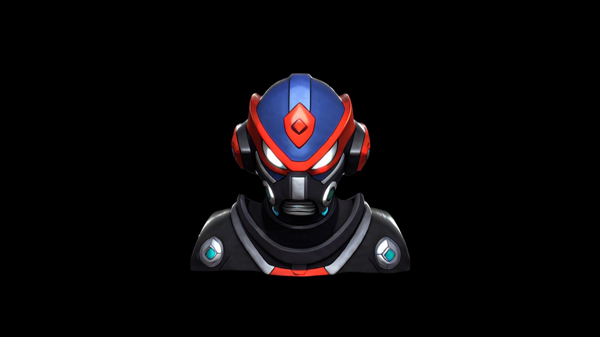 Helmet Mask Robot Cartoon 1245 - Download Free 3D model by klrxyz ...