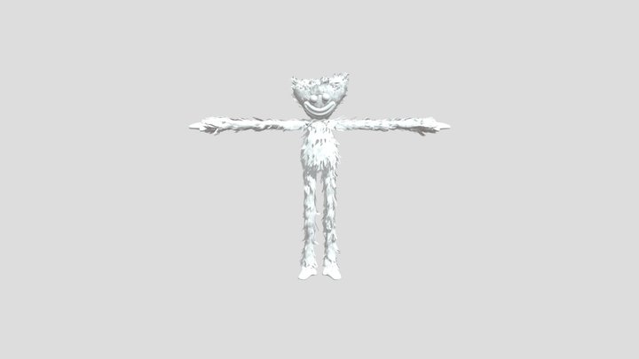 Huggy Wuggy (1) 3D Model