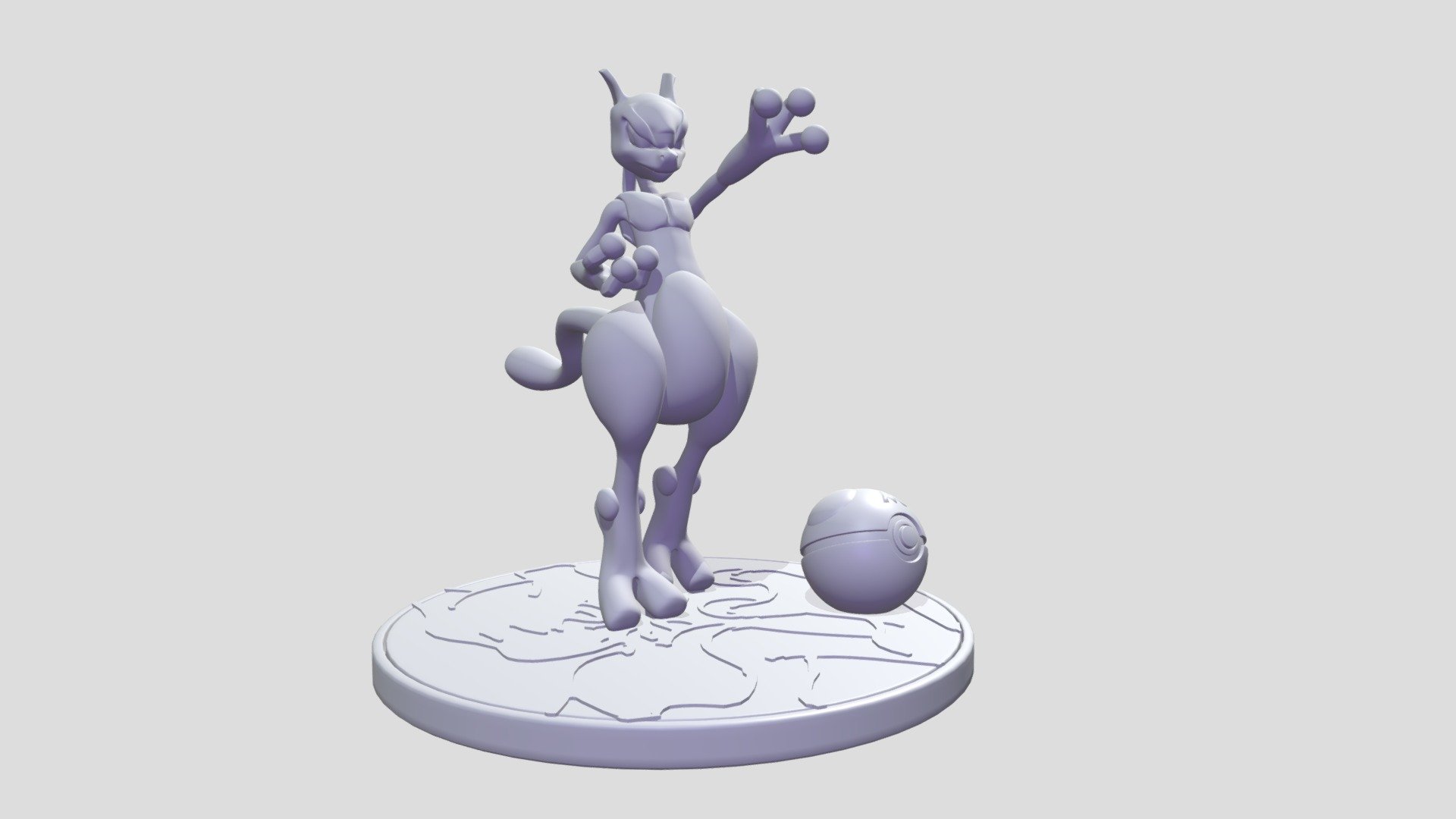 Mewtwo - Buy Royalty Free 3D model by Kaijin (@Kaijin13) [d7896bd ...