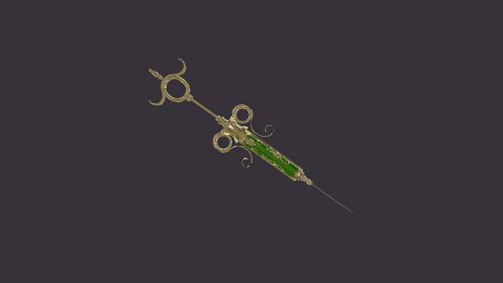 Victorian Era Style Syringe By: David Althiser 3D Model
