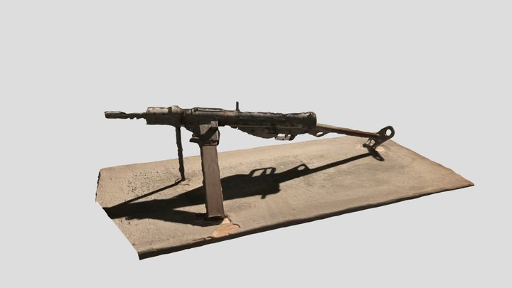 British Bren 3D Model