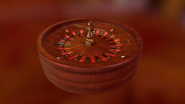 Roulette 3D Model