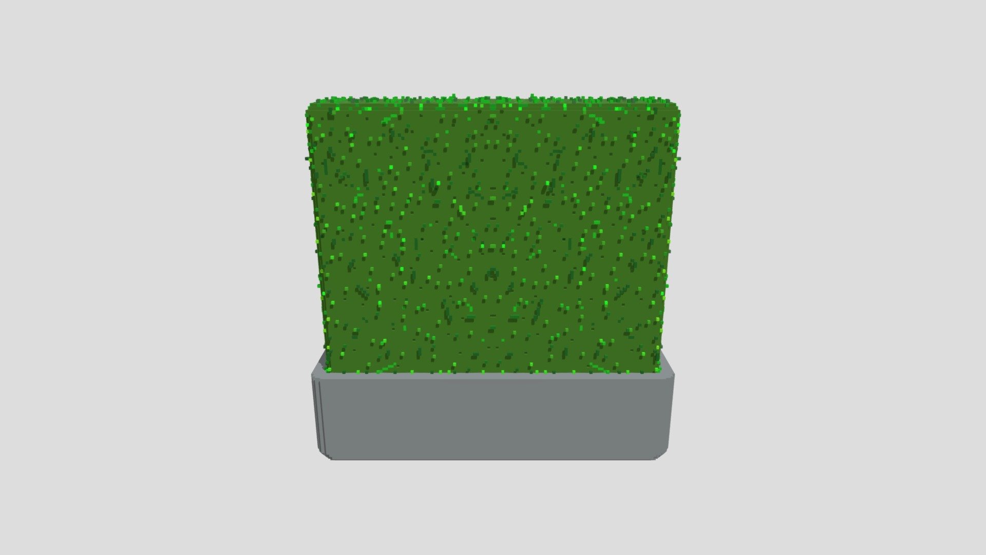 bush in voxels