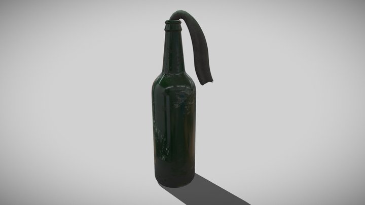 Molotov Cocktail 3D Model