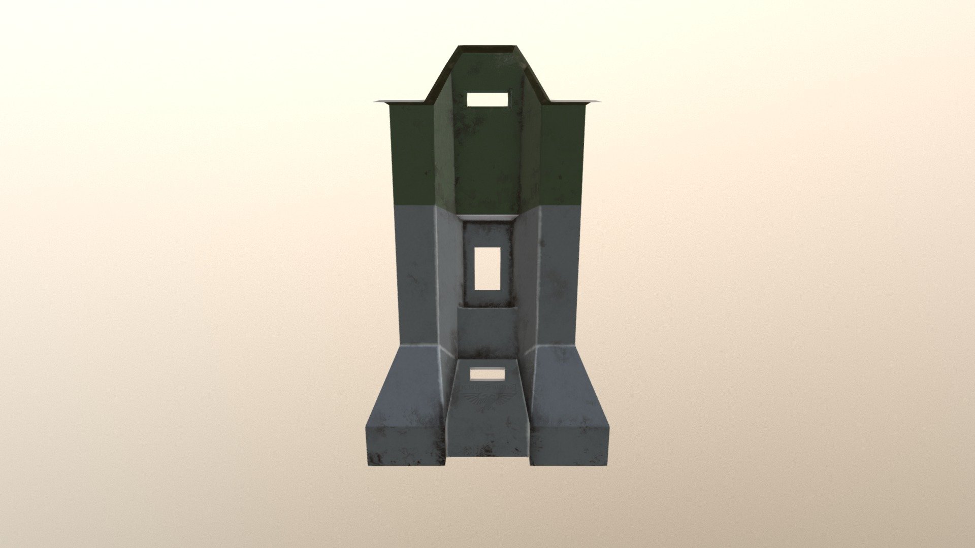 40k Imperial Bastion Interior Section - 3D model by speckysimon ...