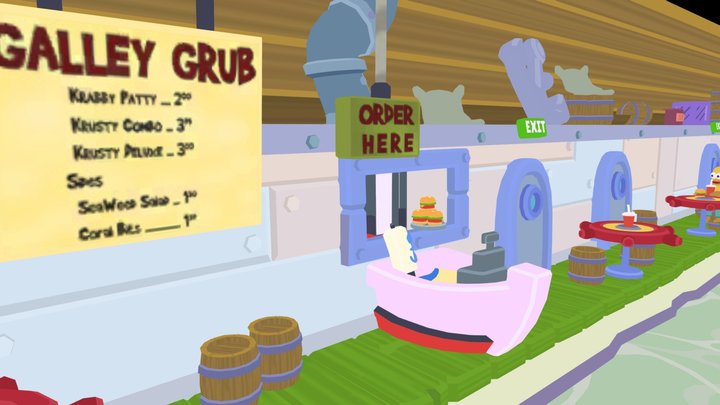 Bgr Spongebob Showdown 3D Model