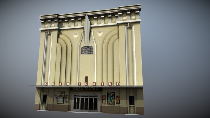 Gran Teatro, Lugo. 3D Model