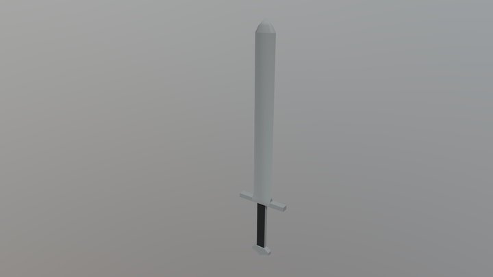 Espada De Cor 3D Model