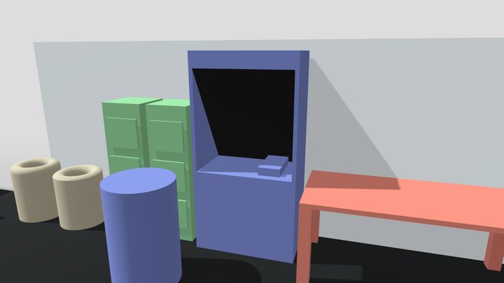 salle laquage v5 3D Model