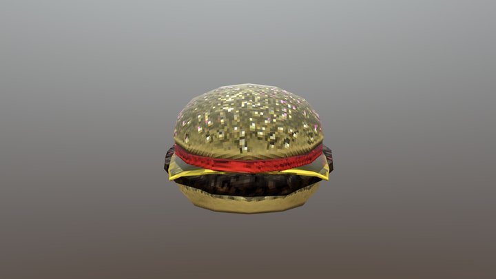 Hámburger fagünns 3D Model