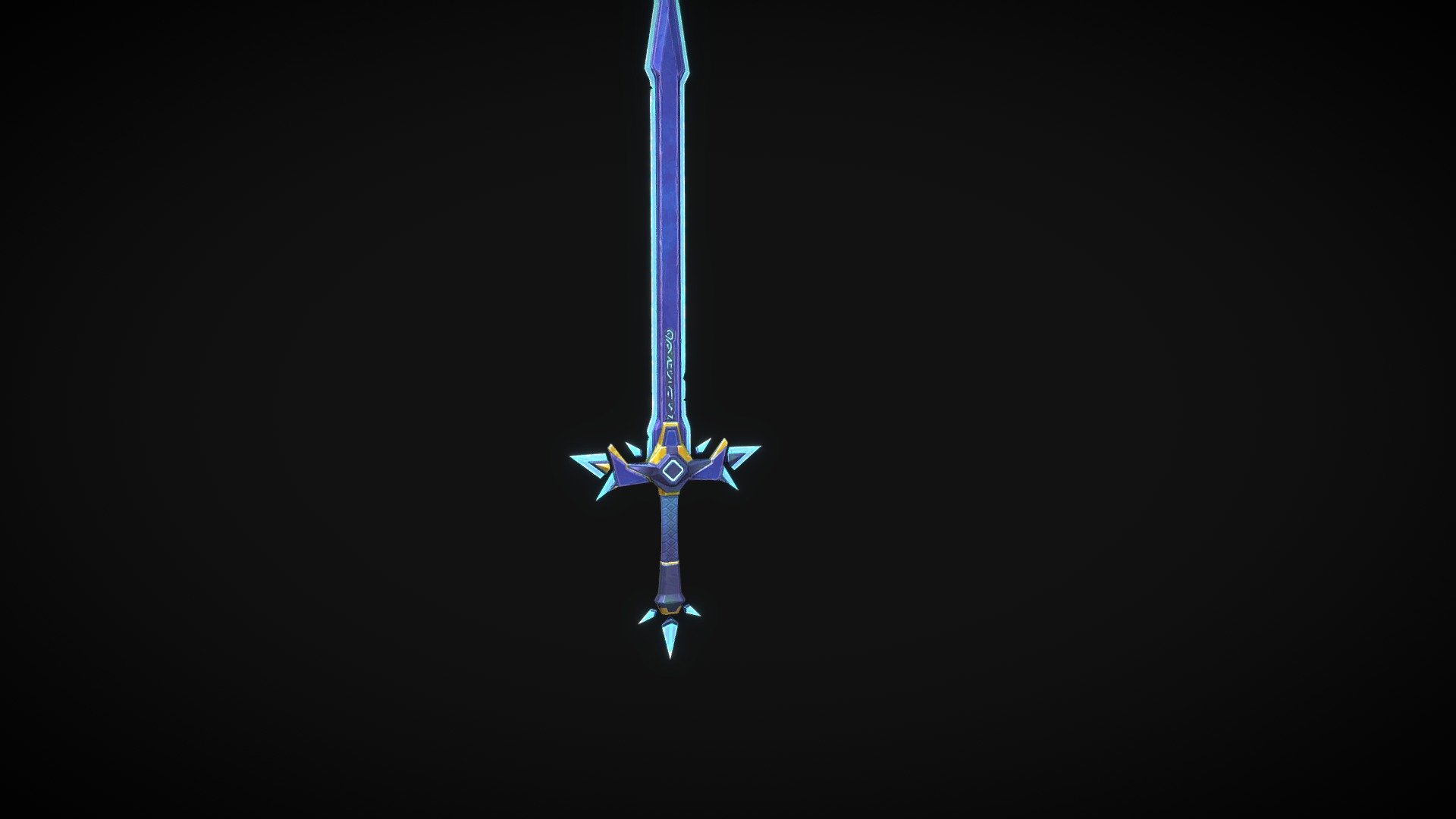 Stylized Sword (Firzy) - 3D model by eyadhilwi [d78e706] - Sketchfab