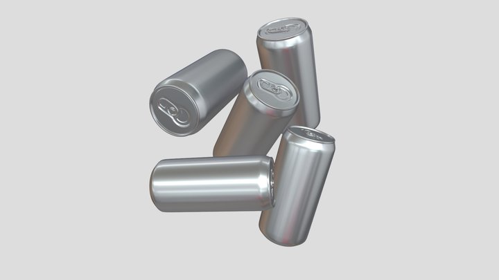 Cans modeling excercise 3D Model