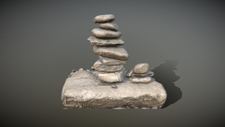 Pile of stones - Ogoz 3D Model