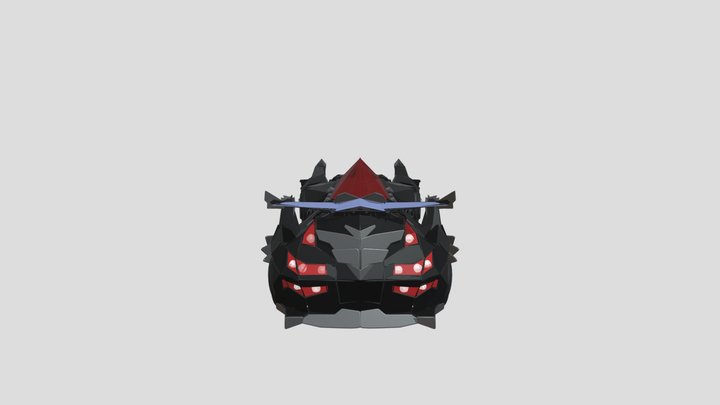Futuristic Car 3D Model