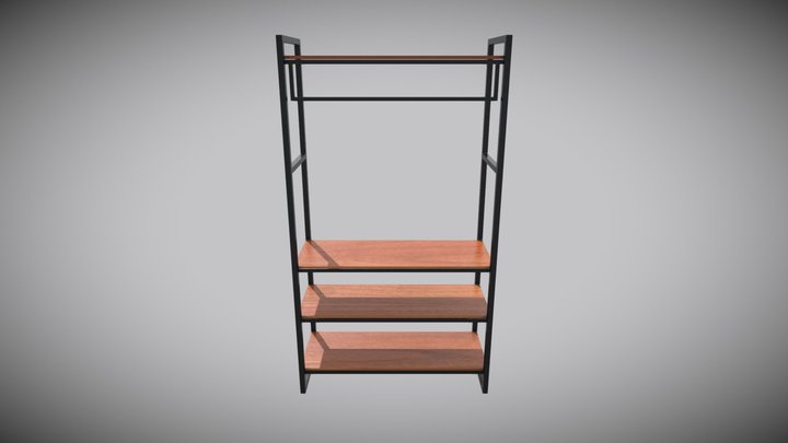 Guarda Roupa Industrial 3D Model