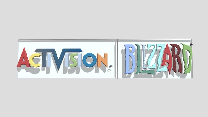 Activision Blizzard With Alphabet Lore Colors 3D Model