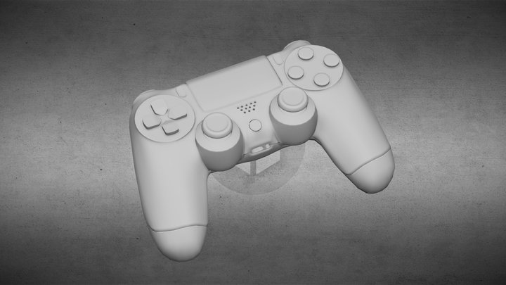 PS4 Controller_student test 3D Model