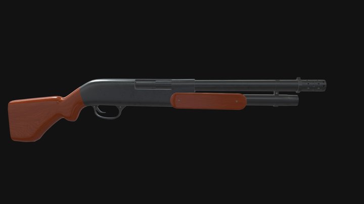 Shotgun 3D Model
