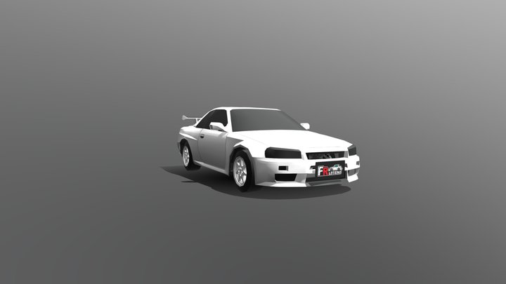 Nissan Skyline R34 GTT/GTR 3D Model
