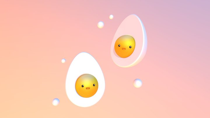 EGG 3D Model