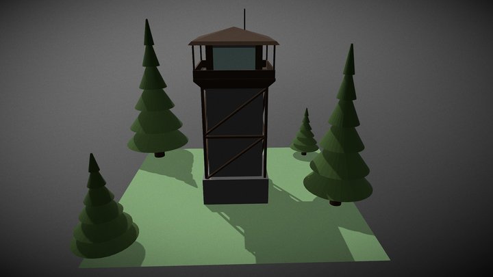 The Broadcast Station 3D Model