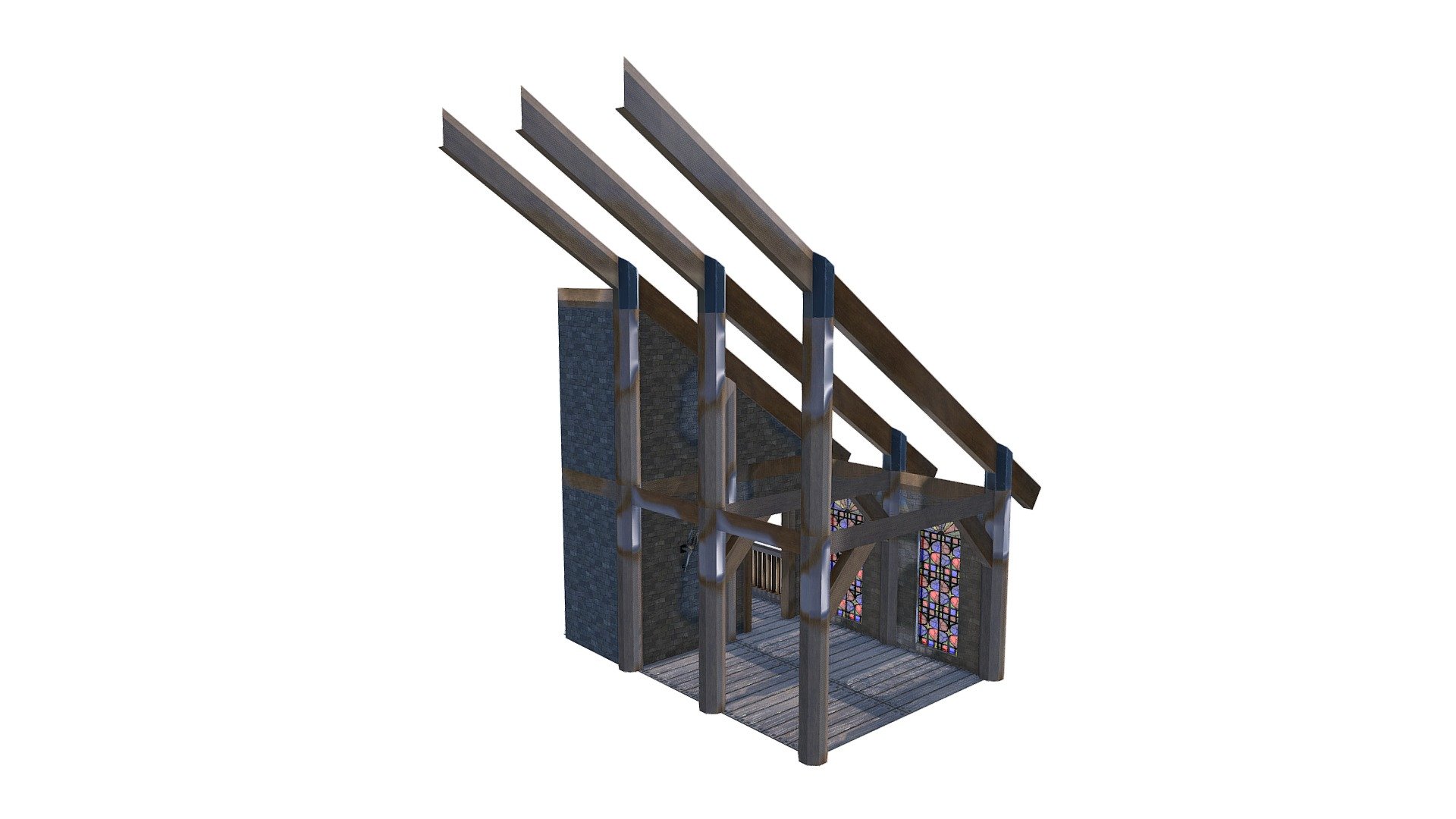 Modular House set (PBR) set