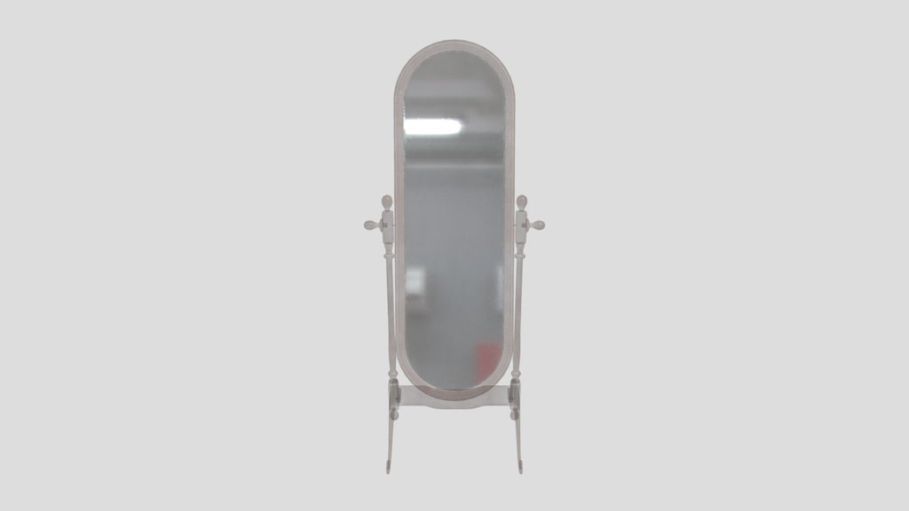 Oval Cheval Standing Mirror