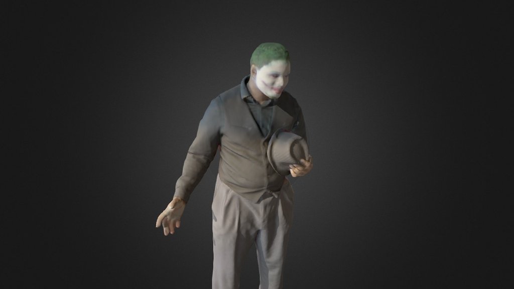 Joker - 3D Model By The3dphotobooth [d7978e0] - Sketchfab