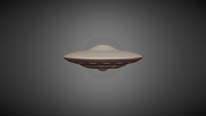 Ufo for background 3D Model