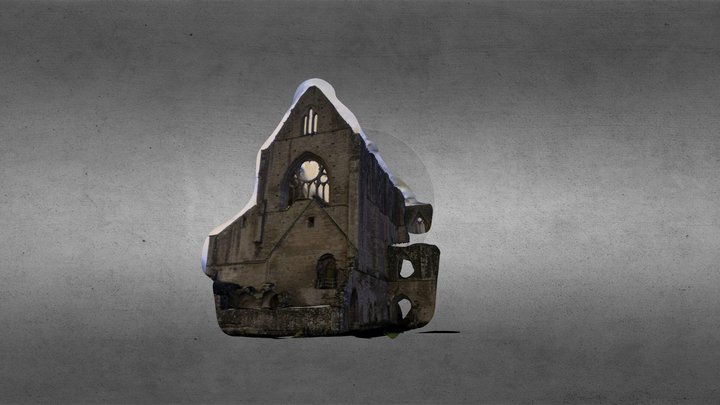Tintern Abby End Wall 3D Model