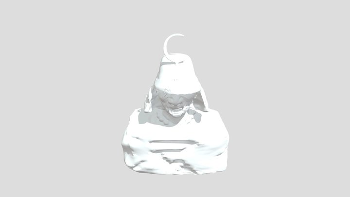 samurai 3d model head 3D Model