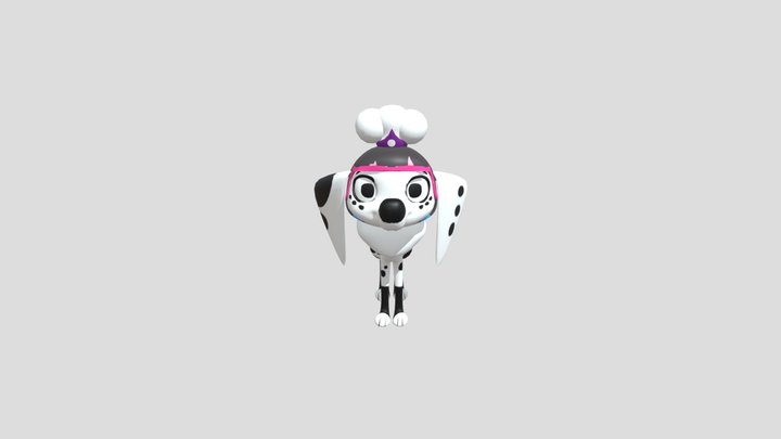 Dolly Dalmatian 101 Dalmatian Street 3D Model