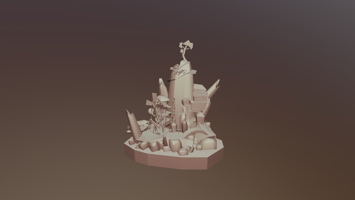 Rustborn - Blockout V2 3D Model