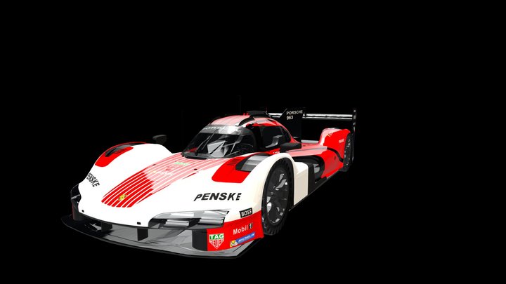 2024 Porsche 963 – Modello 3D gratuito STL