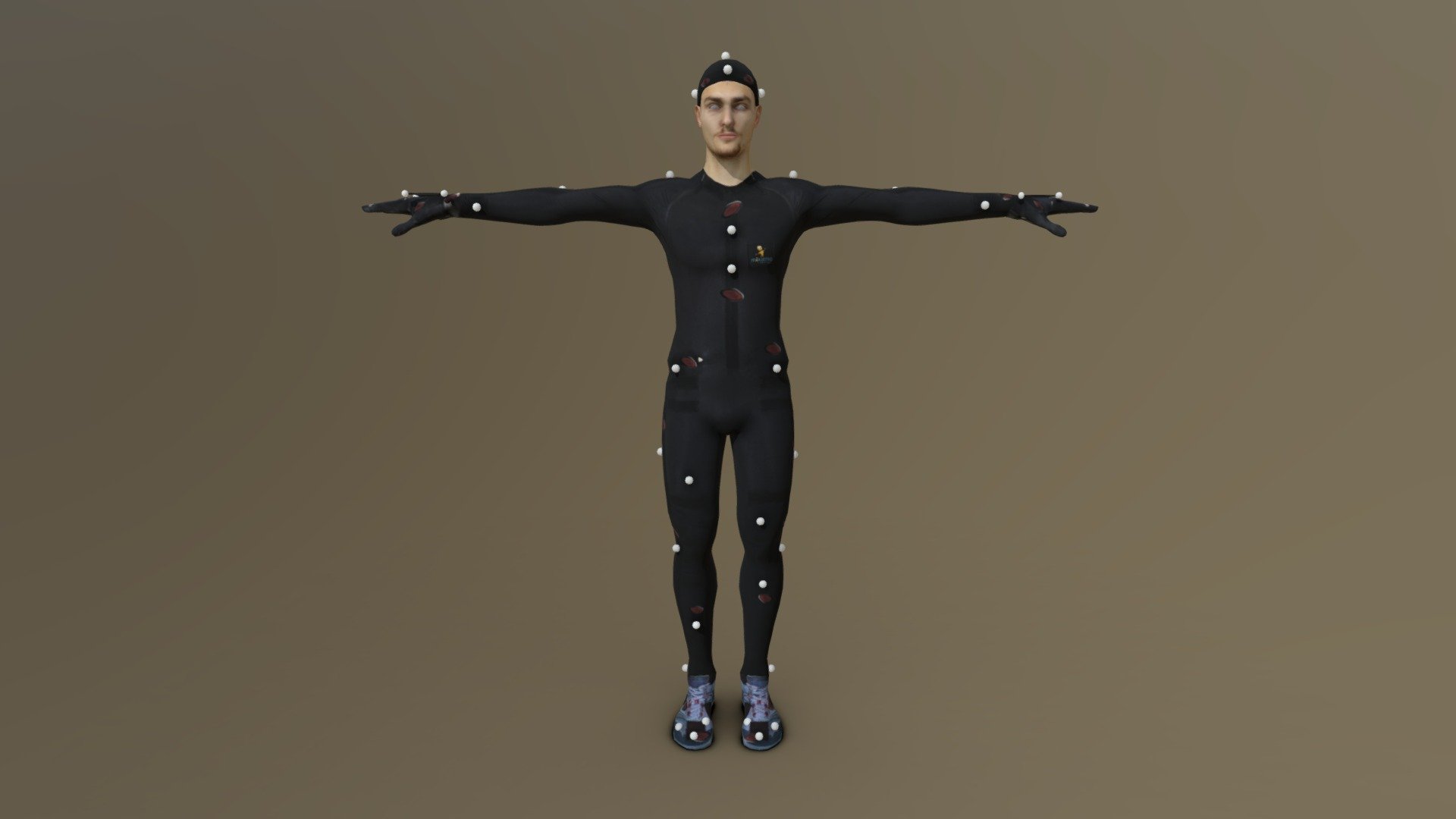 50 Mocap Marker Placement for Optitrack