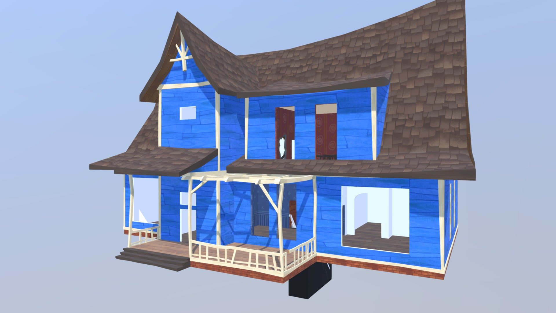 hello neighbor alpha 2 house model