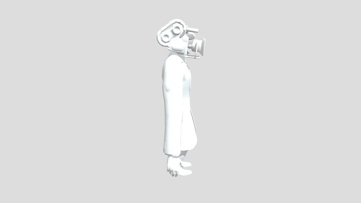 Extra Large Cameraman 3D Model